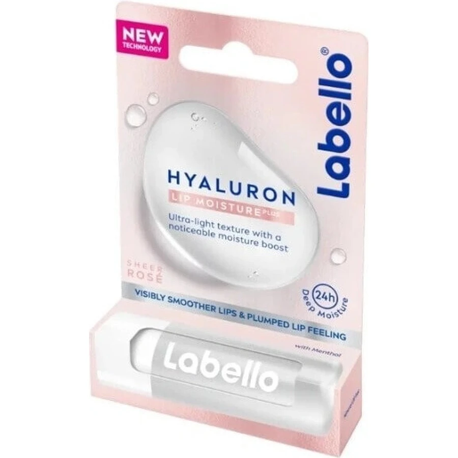 Labello Lip Balm Hyaluron Rose 1×5,2 г, бальзам для губ: ціни та характеристики