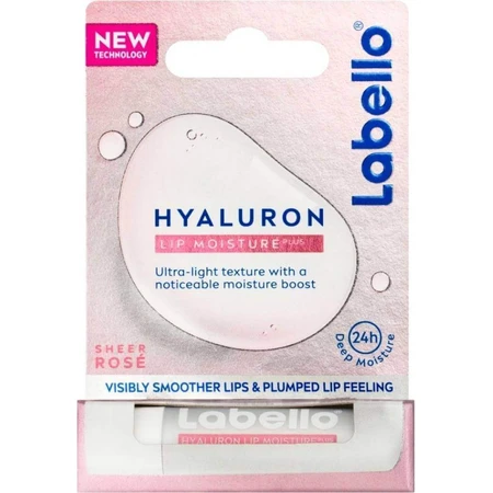 Labello Lip Balm Hyaluron Rose 1×5,2 г, бальзам для губ: ціни та характеристики