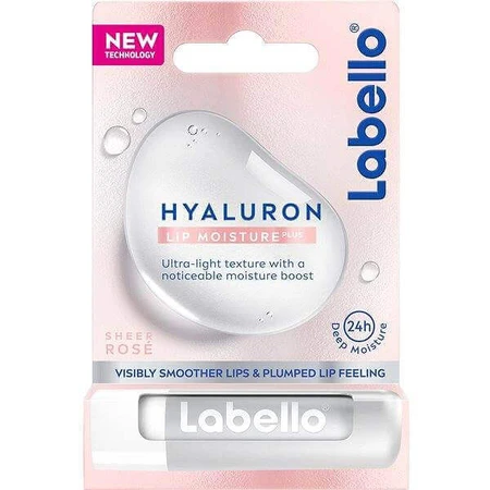 Labello Lip Balm Hyaluron Rose 1×5,2 г, бальзам для губ: ціни та характеристики