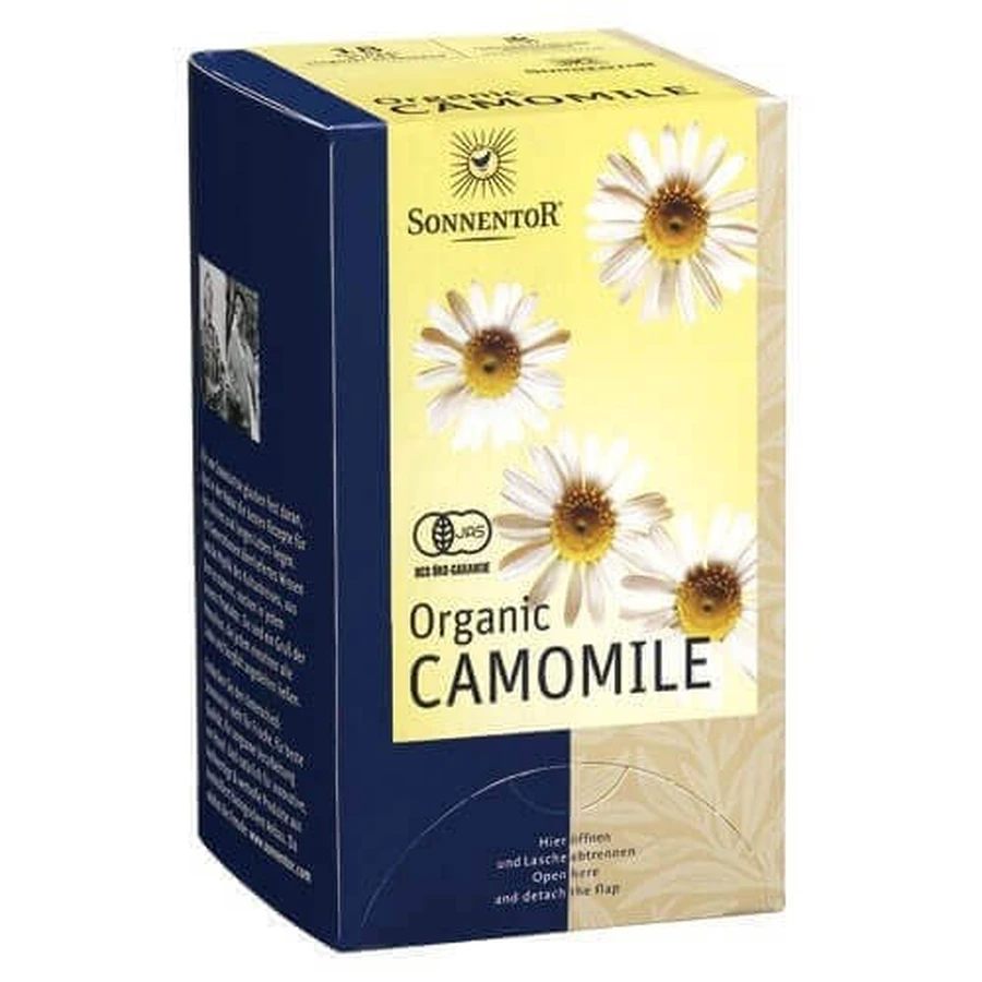 Фіточай Sonnentor Chamomile, фільтр-пакетик 0,8 г, 18 шт.: ціни та характеристики