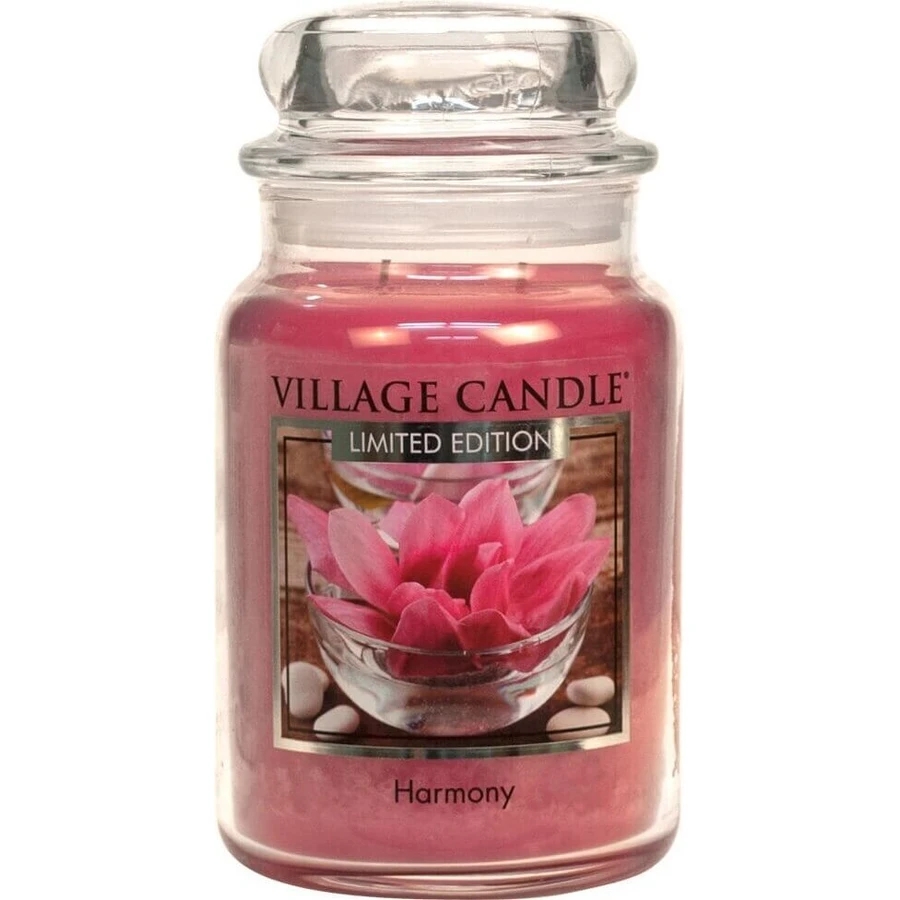 Village Candle Ароматична свічка в склі - Harmony - Гармонія, кришка 1×1 шт: ціни та характеристики