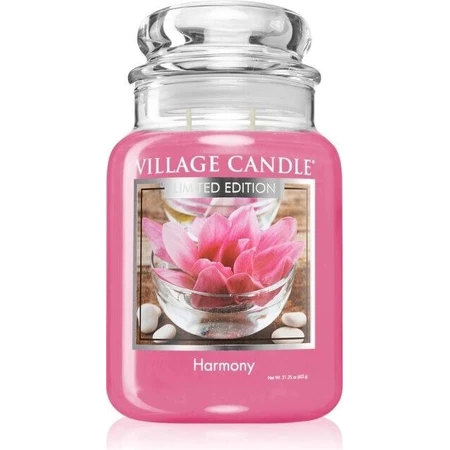 Village Candle Ароматична свічка в склі - Harmony - Гармонія, кришка 1×1 шт: ціни та характеристики