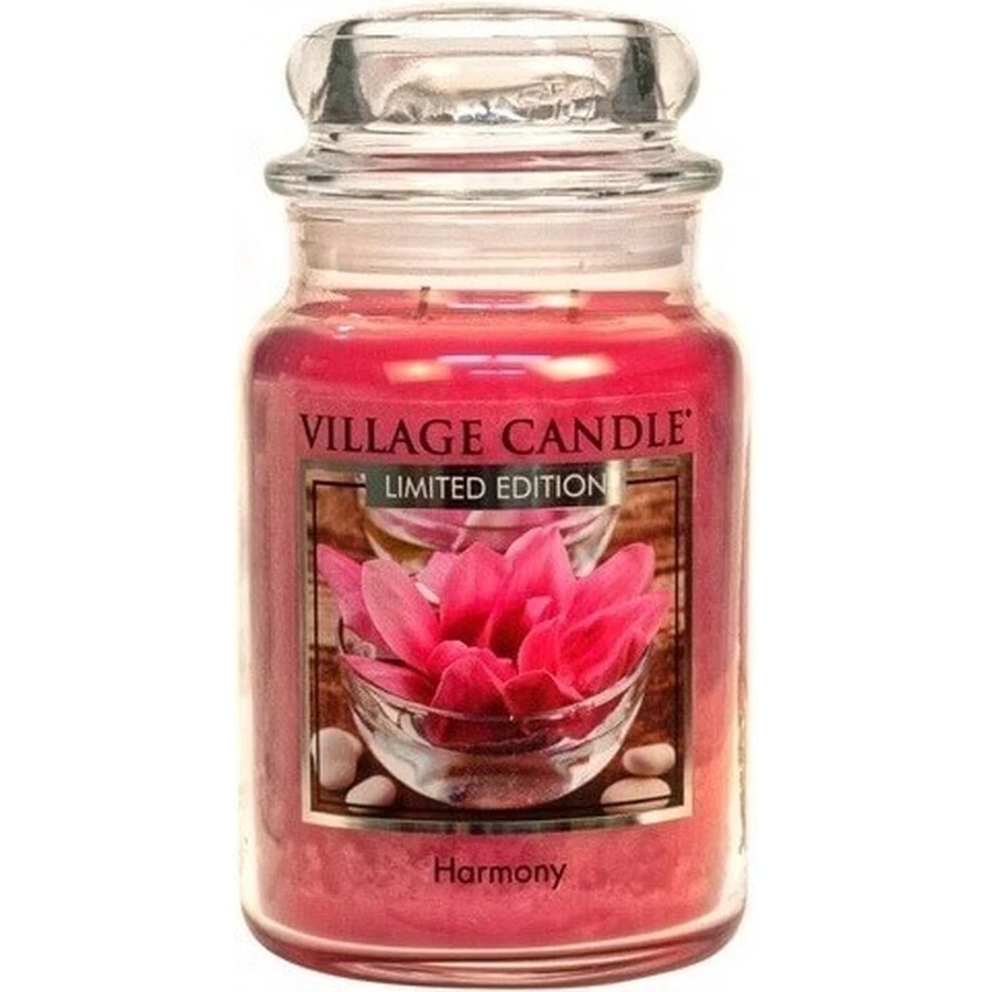 Village Candle Ароматична свічка в склі - Harmony - Гармонія, кришка 1×1 шт: ціни та характеристики