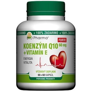 Bio Pharma Коензим Q10 60 мг+Vit.E Forte 120 капсул