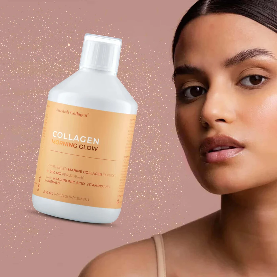 Рідкий колаген з гіалуроновою кислотою та вітамінами Morning Glow, 500 мл, Swedish Collagen: ціни та характеристики