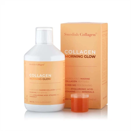 Рідкий колаген з гіалуроновою кислотою та вітамінами Morning Glow, 500 мл, Swedish Collagen: ціни та характеристики
