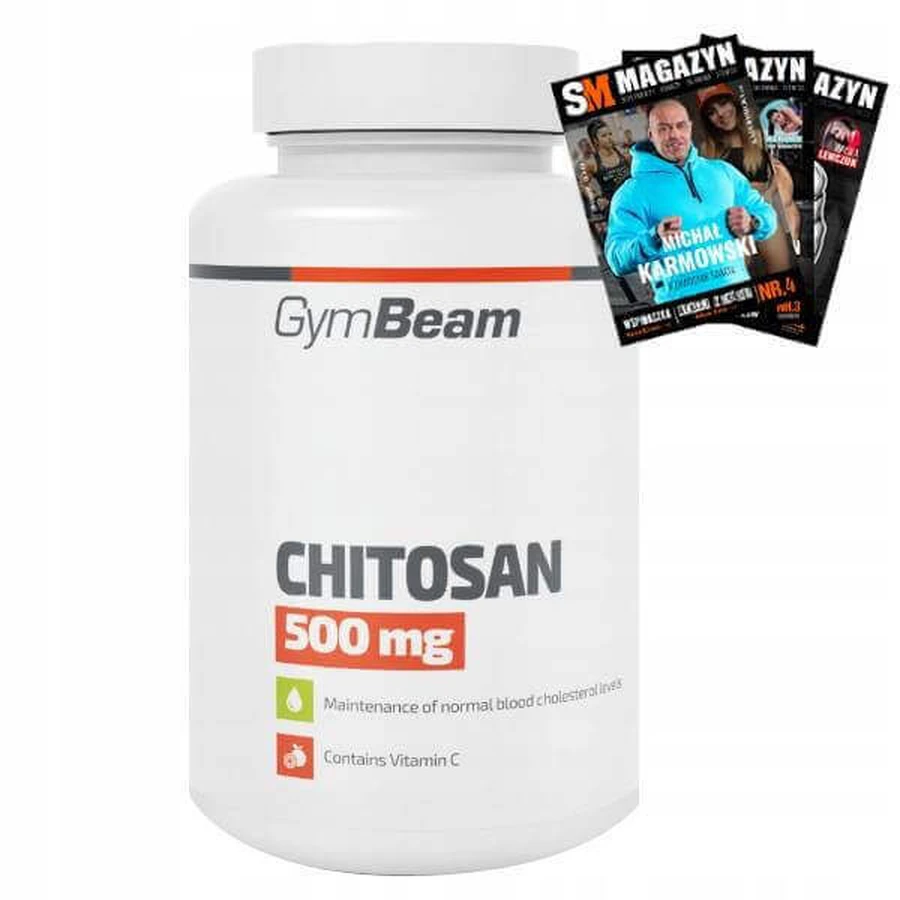 GYMBEAM CHITOSAN 500MG 1×150tbl, харчова добавка для морських свиней: ціни та характеристики