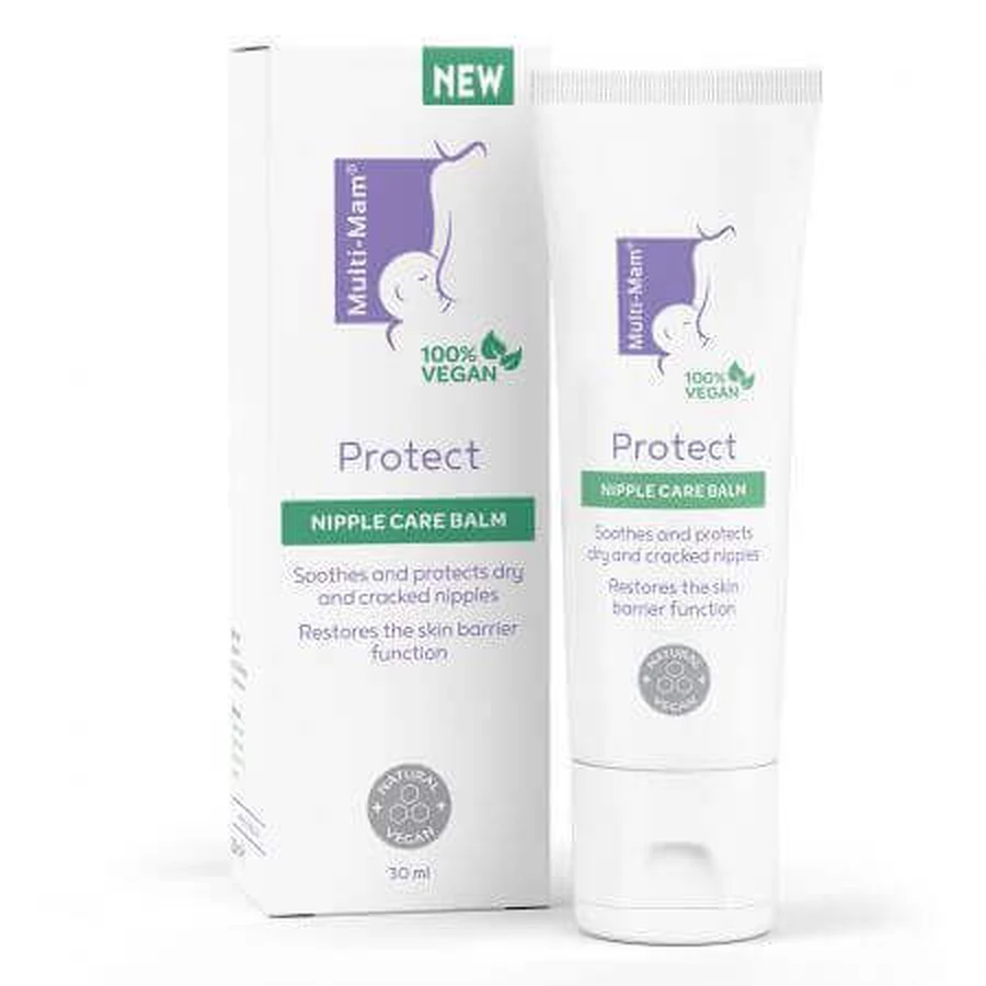 Веганський бальзам для догляду за сосками Multi-Mam Protect, 30 мл, Bioclin: ціни та характеристики