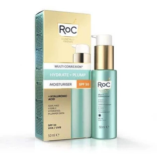 Зволожуючий крем для обличчя Multi Correxion Hydrate + Plump Face зволожуючий SPF 30, 50 мл, Roc
