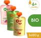 Beggs BIO Микс фруктово-овощных закусок 3 x 120 г