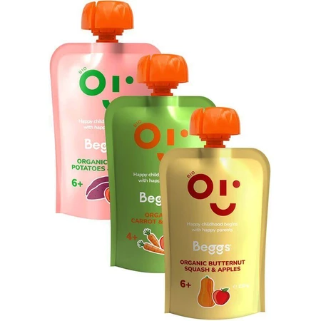 Beggs BIO Микс фруктово-овощных закусок 3 x 120 г: цены и характеристики