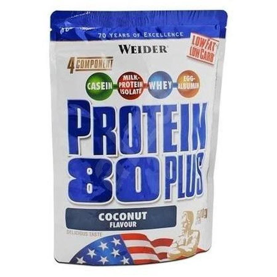 Weider Protein 80 Plus кокосовий 500 г: ціни та характеристики