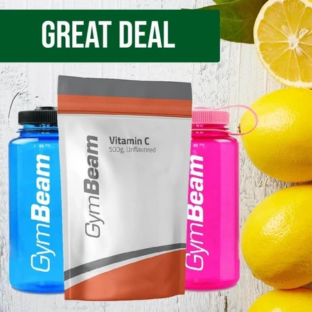Gymbeam витамин c порошок без вкуса 500 г 500 г без вкуса: цены и характеристики