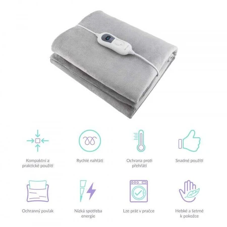 Одеяло с подогревом TrueLife HeatBlanket 1508: цены и характеристики