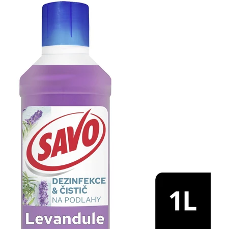 Savo средство для дезинфекции и мытья полов Lavandua 1 л: цены и характеристики