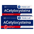 Ацетилцистеин Polski Lek АСetylоcysteinа, вишневый вкус, 10 шипучих таблеток: цены и характеристики