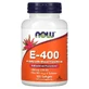 Витамин Е 400 D-альфа, 100 мягких таблеток, Now Foods
