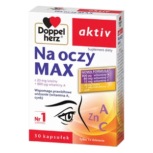 Комплекс Для глаз Макс Doppelherz aktiv Na Oczy Max, 30 капсул