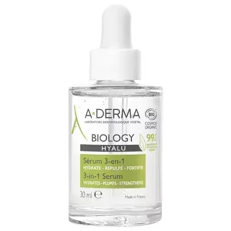 A-Derma Biology Hyalu Зволожуюча сироватка 3 в 1, 30 мл: ціни та характеристики