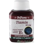 MedPharma ТІАМІН 50 мг (вітамін В1) 1×67 табл.: ціни та характеристики