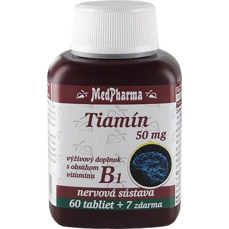 MedPharma ТІАМІН 50 мг (вітамін В1) 1×67 табл.: ціни та характеристики