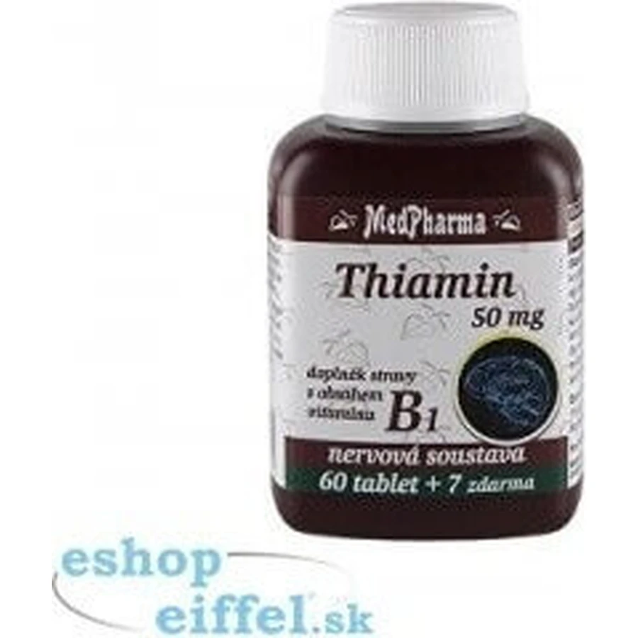 MedPharma ТІАМІН 50 мг (вітамін В1) 1×67 табл.: ціни та характеристики