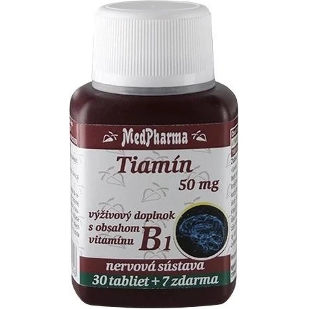 MedPharma ТІАМІН 50 мг (вітамін В1) 1×67 табл.: ціни та характеристики