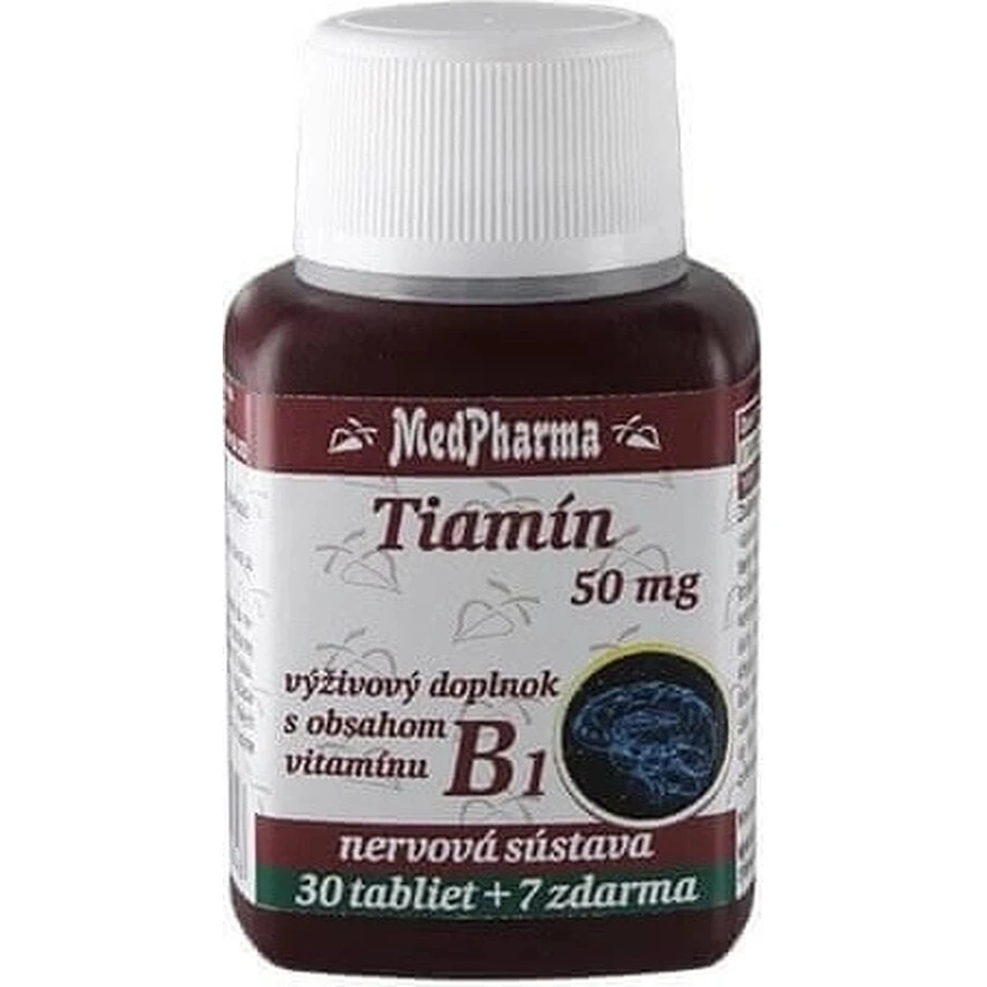 MedPharma ТІАМІН 50 мг (вітамін В1) 1×67 табл.: ціни та характеристики