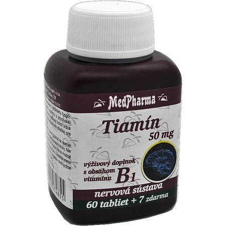 MedPharma ТІАМІН 50 мг (вітамін В1) 1×67 табл.: ціни та характеристики