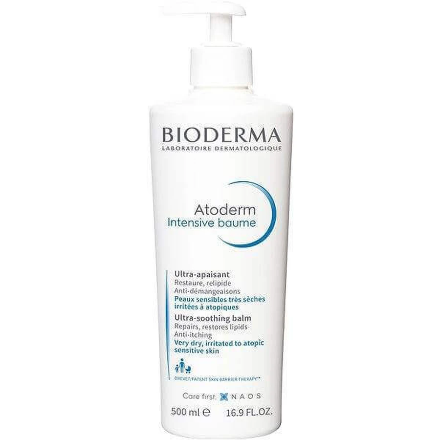 BIODERMA Atoderm Atoderm Intensive baume пом'якшувальний бальзам для тіла 1×500 мл, бальзам для тіла для атопічної та дуже сухої шкіри: ціни та характеристики