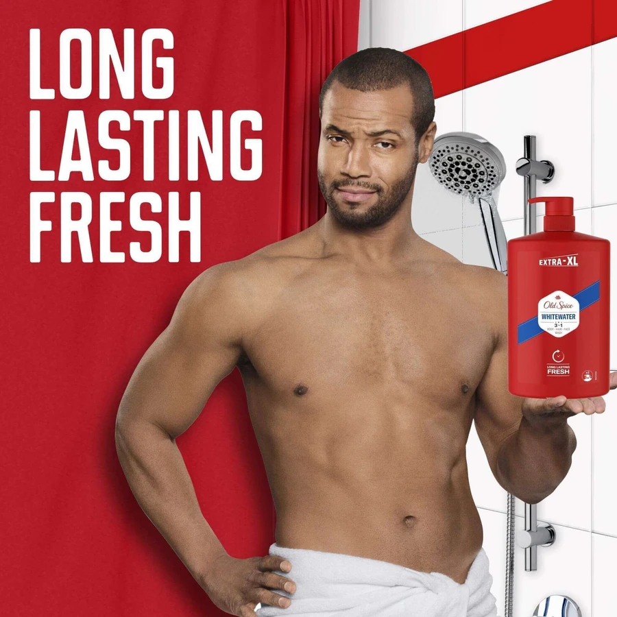 Old Spice Whitewater Гель для душа и ампулы для мужчин со свежим ароматом 1000 мл: цены и характеристики