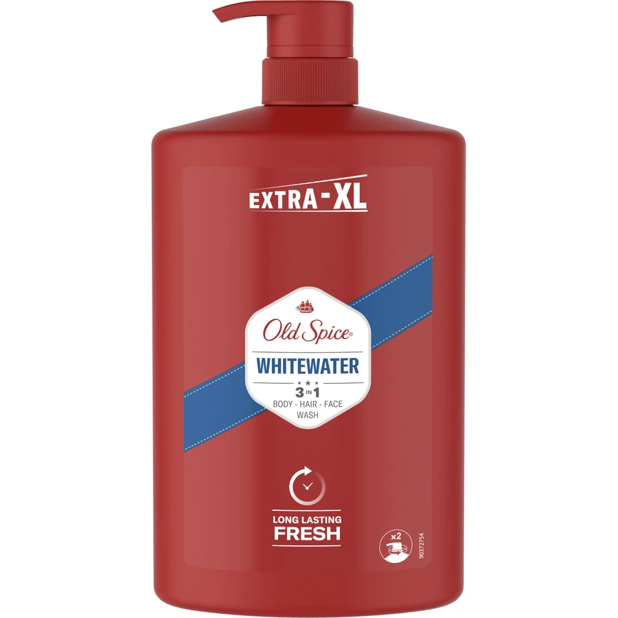 Old Spice Whitewater Гель для душа и ампулы для мужчин со свежим ароматом 1000 мл: цены и характеристики