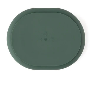 Petite&Mars овальне силіконове блюдце Take&Match Misty Green 6м+, що розділяє воду