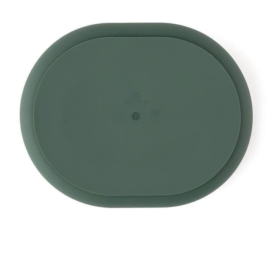 Petite&Mars овальне силіконове блюдце Take&Match Misty Green 6м+, що розділяє воду: ціни та характеристики