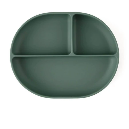Petite&Mars овальне силіконове блюдце Take&Match Misty Green 6м+, що розділяє воду: ціни та характеристики