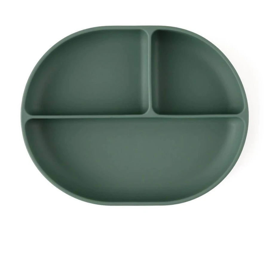 Petite&Mars овальне силіконове блюдце Take&Match Misty Green 6м+, що розділяє воду: ціни та характеристики