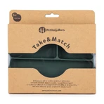 Petite&Mars овальне силіконове блюдце Take&Match Misty Green 6м+, що розділяє воду: ціни та характеристики