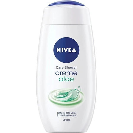 NIVEA Крем-гель для душу Алое Вера 1×250 мл, зволожує шкіру: ціни та характеристики