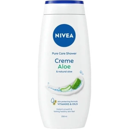 NIVEA Крем-гель для душу Алое Вера 1×250 мл, зволожує шкіру: ціни та характеристики