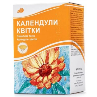 Календули квітки 25 г пачка, з внутр. пакетом
