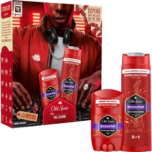 Подарунковий набір Old Spice Rockstar з твердим дезодорантом 50 мл та гелем для душу 400 мл