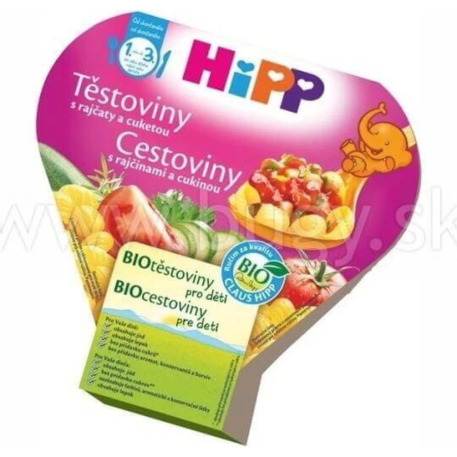 HIPP BIO Паста с помидорами и цуккини 1×250 г, детское питание: цены и характеристики