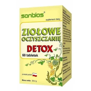 Трав'яне очищення DETOX 60 таблеток SANBIOS