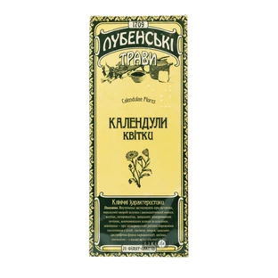 Календули квітки 1,5 г фільтр-пакет №20
