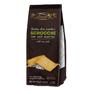 Крекери з морською сіллю Scrocchi, 175 г, Laurieri