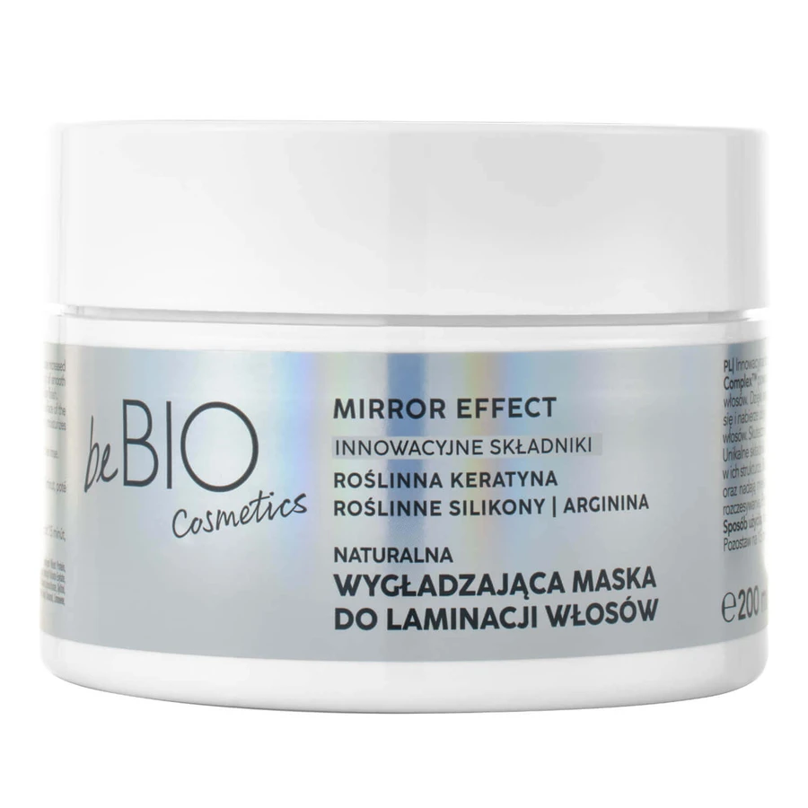 beBIO Cosmetics Baby Hair Complex Mirror Effect, натуральна маска для ламінування волосся, що гартує, 200 мл: ціни та характеристики