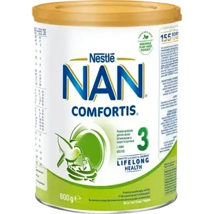 Последующая молочная смесь Nan 3 Comfortis, 1-2 года, 800 г, Nestle