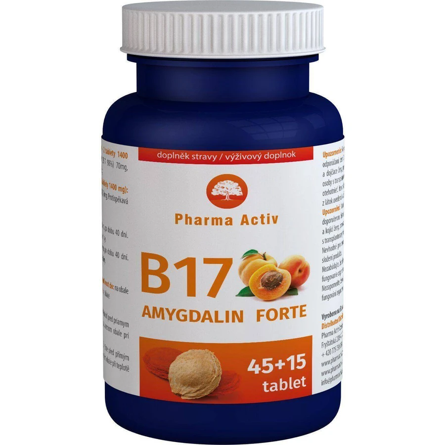 Амігдалін Форте B17 Pharma Activ Amygdalin Forte B17, 60 таблеток: ціни та характеристики