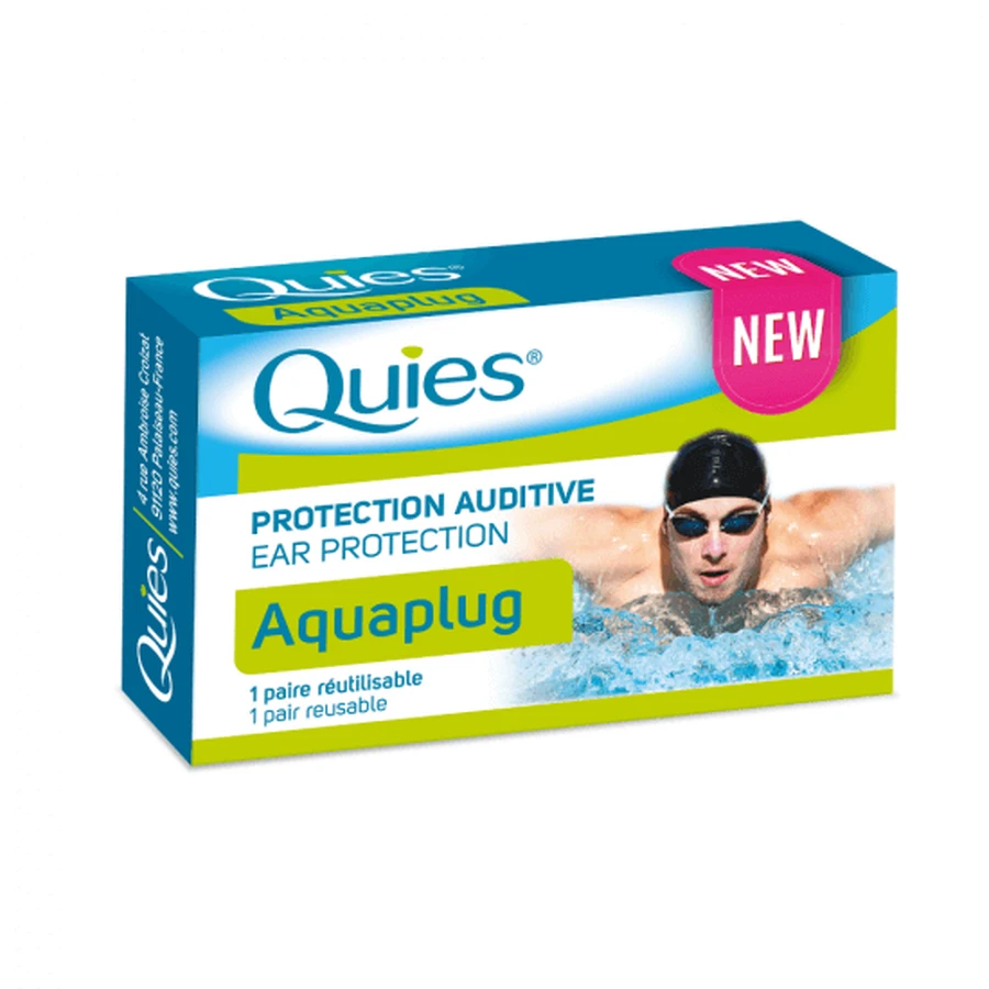 Заглушки силиконовые, Aquaplug, 1 пара, Quies: цены и характеристики