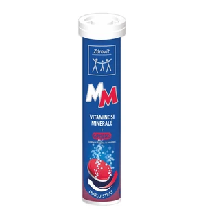 Витамины и минералы + женьшень, 24 шипучие таблетки, Здровит